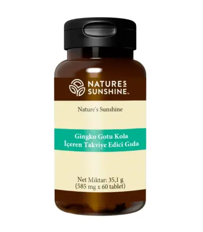 Kapsüllü kavanoz. Gotu kola ve Ginko (Ginkgo/Gotu Kola) İçeren Takviye Edici Gıda. Ürün kodu: 907 Гинкго/Готу Кола - Ginkgo/Gotu Kola